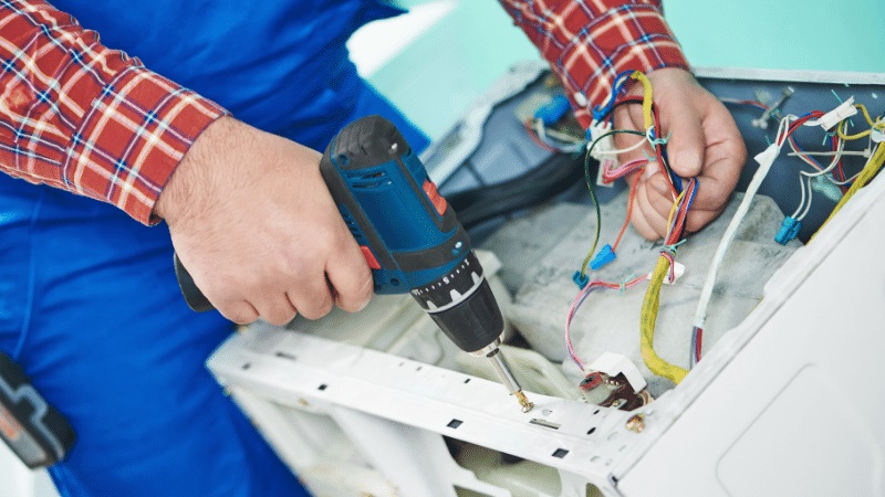 Gölmarmara Toshiba Toshiba çamaşır makinesi kart tamiri – Su almama arızası orijinal parça ile giderildi. - Teknik servis örneği